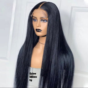 5x5 HD transparent Lace Closure Straight Wig