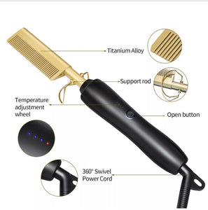 Hot Comb Hair Straightener